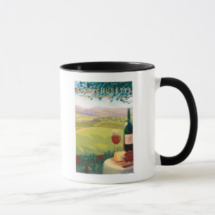 Mug MassachusettsScène Pays Vins