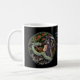 Mug MASSACREZ VOS DRAGONS, art médiéval, Jordanie