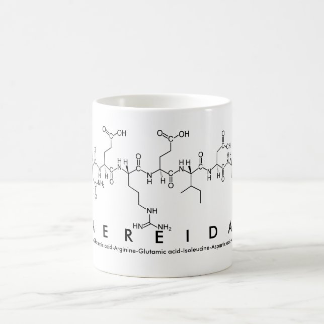 Mug Masse du nom du peptide Nereida (Centre)