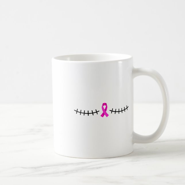 Mug Mastectomie Scar Cancer du sein Survivant (Droite)