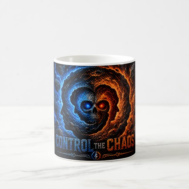 Mug Master the Mayhem Control the Spiral T-Shirt – 3D  (Centre)