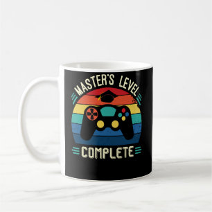 Mug Master's Level Complete, Graduation GIft, Masters 