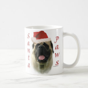 Mug Mastiff (fawn) Père Noël Paws