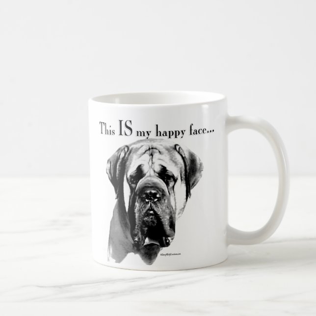 Mug Mastiff Joyeux visage (Droite)