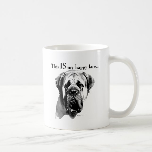 Mug Mastiff Joyeux visage (Droite)