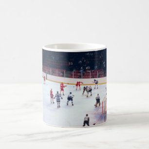 Mug Match vintage de hockey sur glace
