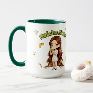 Mug Matcha Mood Aesthetic Design Cute Green Tea Vibes