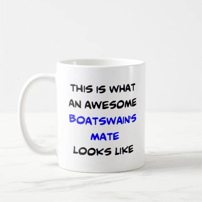 Mug maté de boatswain, super (Gauche)