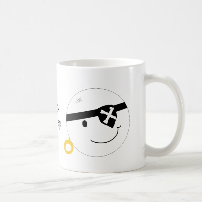 Mug Matelot Pirate Salut Visage (Droite)
