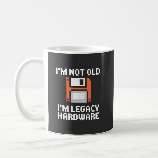 Mug Matériel Hérité Programmeur Rétro 8 Bits (Gauche)
