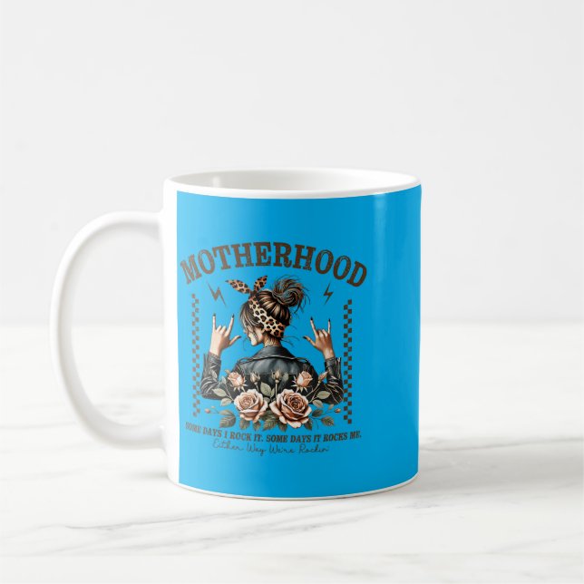 Mug Maternité Rétro Mère De Rock Maman Maman Drôle De  (Gauche)