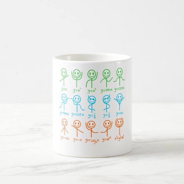 Mug Math Enseignant Danse Équation Mathématique Math (Centre)