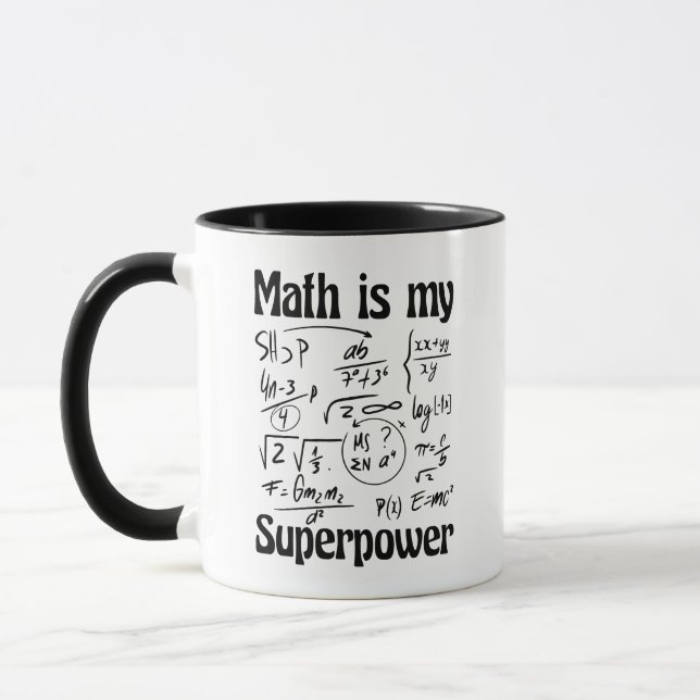 MUG MATH EST MA SUPERPUISSANCE (Gauche)