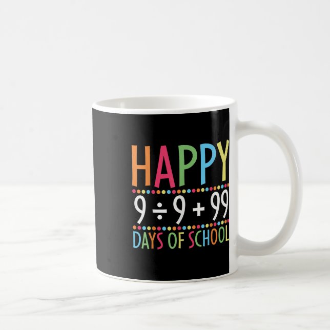Mug Math Formula 100 Jours D'École Drôle Enseignant Ma (Droite)