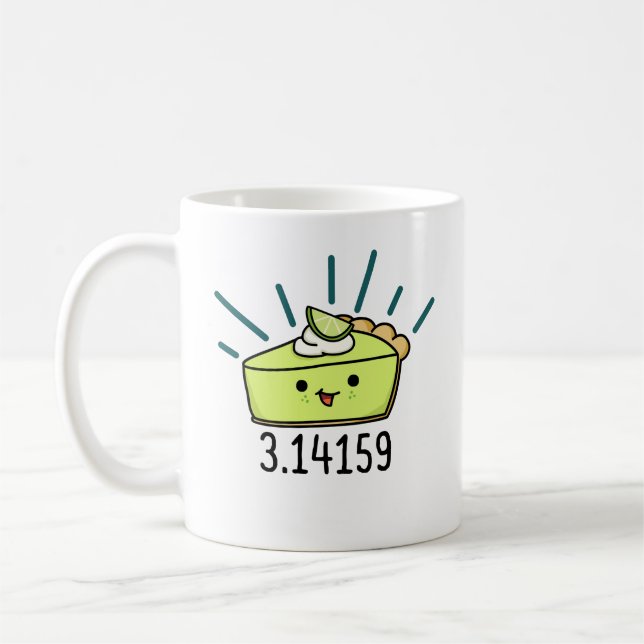 Mug Math Pi Nombre Funky Pie Pun (Gauche)