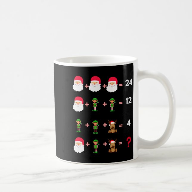 Mug Math Teacher Christmas Shirt Quiz  (Droite)