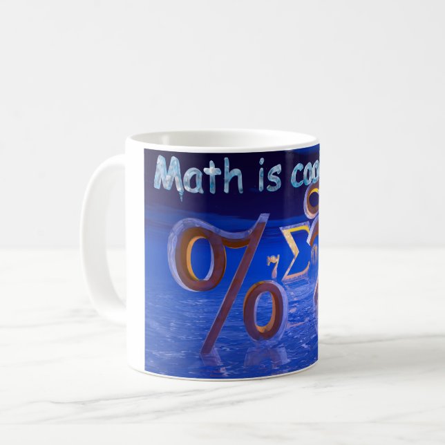 Mug Mathématiques (Devant gauche)