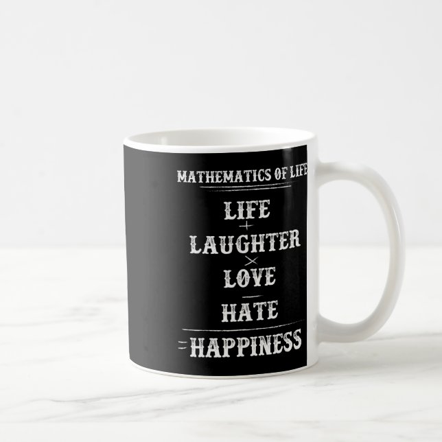 Mug Mathématiques de la vie Équation complexe Formule  (Droite)