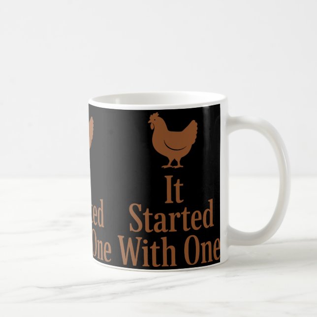 Mug Mathématiques de poulet Trop de poulets Humour de  (Droite)