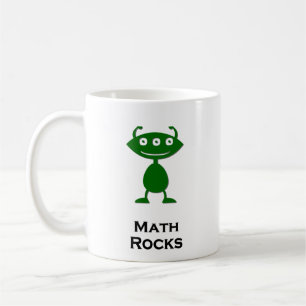 Mug Mathématiques des yeux triples Roches vertes