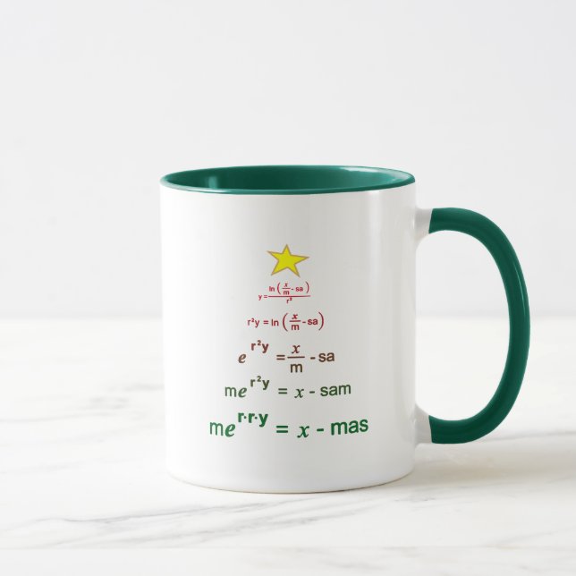 Mug Maths de Noël (Droite)
