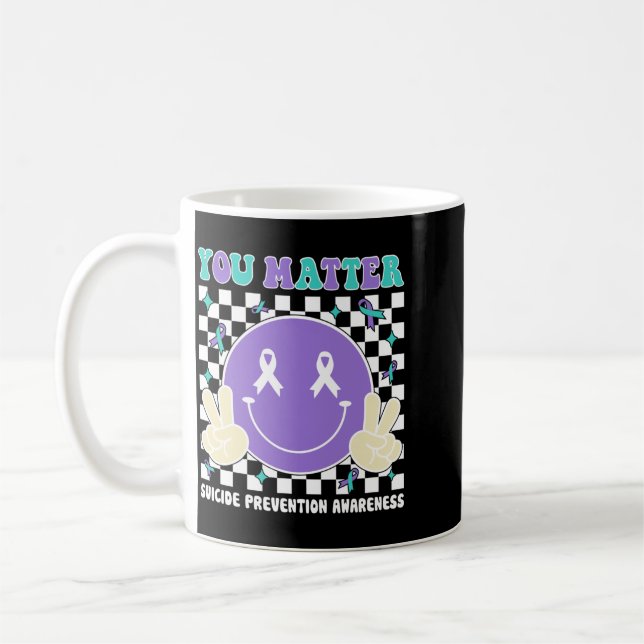 Mug Matière Turquoise Violet Sensibilisation Santé Men (Gauche)