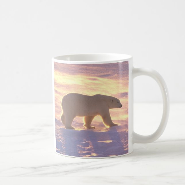 Mug Matin 3 d'ours blanc (Droite)