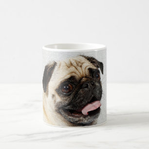 Mug matin de chien de carlin