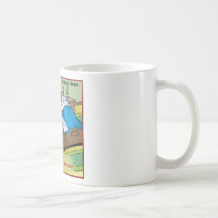 Mug Matin Garlic Respiration drôle Offbeat Dons Cartoo