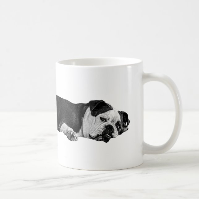 Mug Matin Lent, Lazy Bulldog (Droite)
