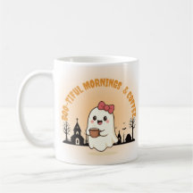Matins Mignons & Café" Fantôme Mignon Halloween 