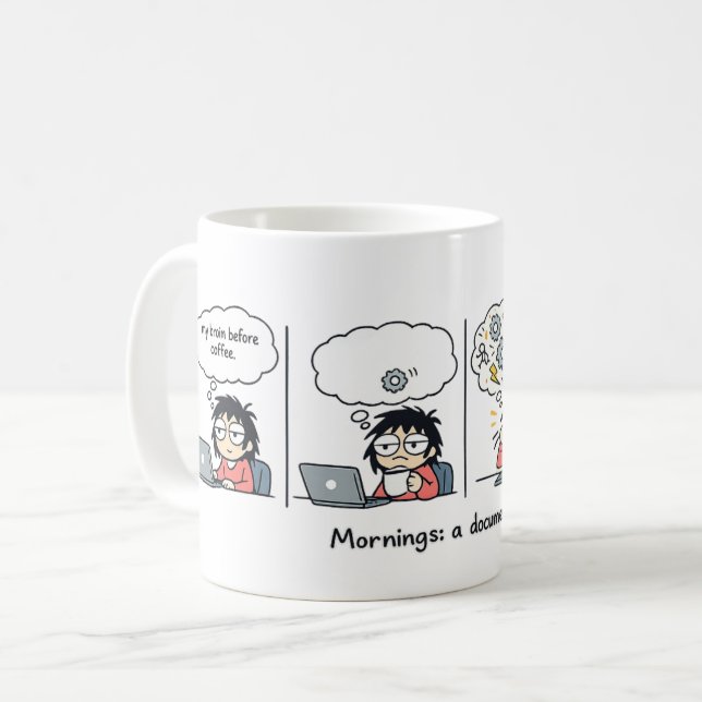 Mug Matins : Un Documentaire | Bande Dessinée Drôle su (Devant gauche)