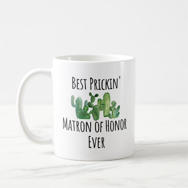 Mug Matron d'honneur mariée Mariage (Gauche)