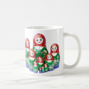 Mug Matryoshka - матрёшка (poupées russes)