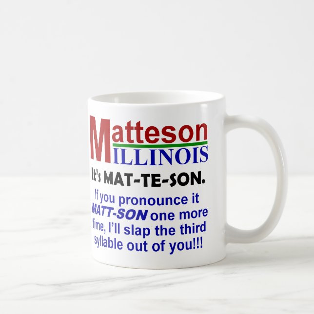 Mug Matteson, Illinois (Droite)