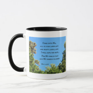 Mug Matthew 11:28 Come unto me all ye who labo....
