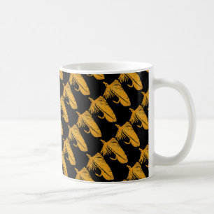 Mug "Matuka d'or sur le noir" truite à carreaux