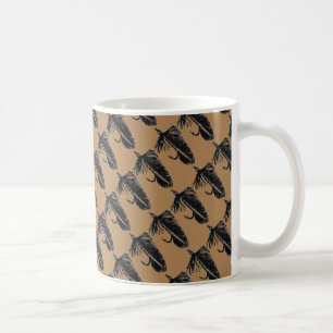 Mug "Matuka noir sur Brown" truite à carreaux