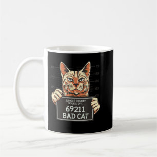 Mug Mauvais chat Drôle Chat Prisonnier Prisonnier Pris