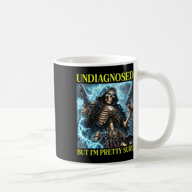 Mug Mauvais Squelette Autisme non diagnostiqué Brainro (Droite)