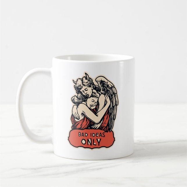 Mug Mauvaises Idées Uniquement - Gothique Vintage  (Gauche)