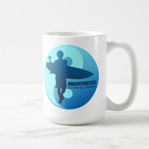 Mug Mavericks - Demi-Moon Bay (Bleu)