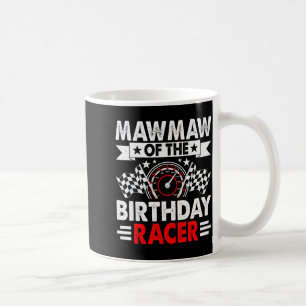 Mug Mawmaw de la fête de la voiture de course de l'ann