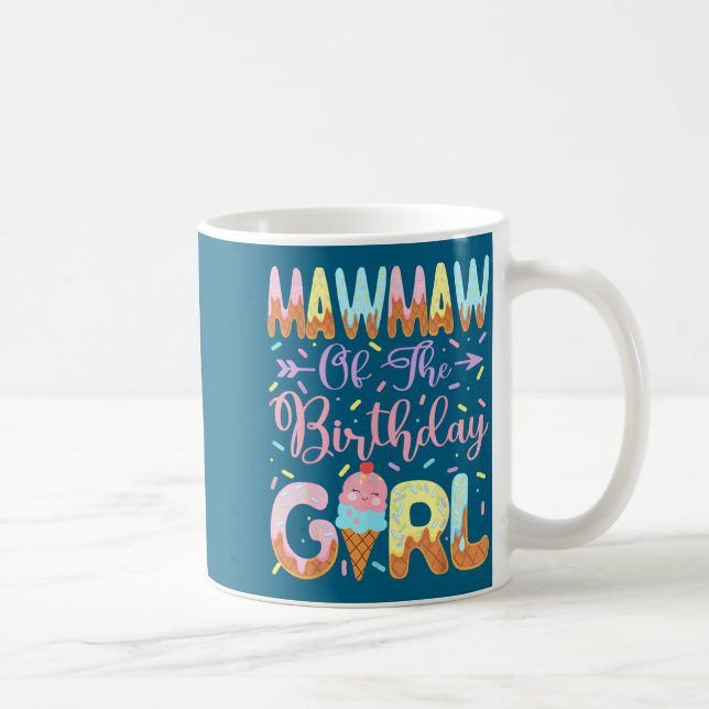 Mug Mawmaw de la fille d'anniversaire Fête de glace su (Droite)