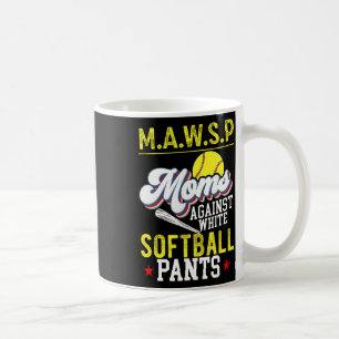 Mug Mawsp Mamas contre les pantaloux mou Blancs Maman