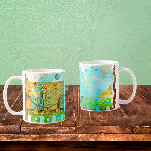 Mug Maya Turquoise & Golden Misty Sky