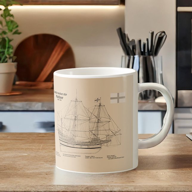 Mug Mayflower - Plans de conception de navire SD (Créateur téléchargé)