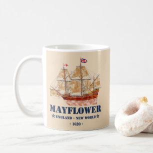 Mug Mayflower Tall Ship - Angleterre au Nouveau Monde 