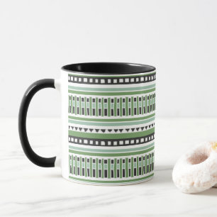 Mug MAZIPOODLES Motif rayé Tricot Patron 191 B