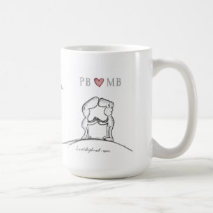 Mug Mb de coeur de PB